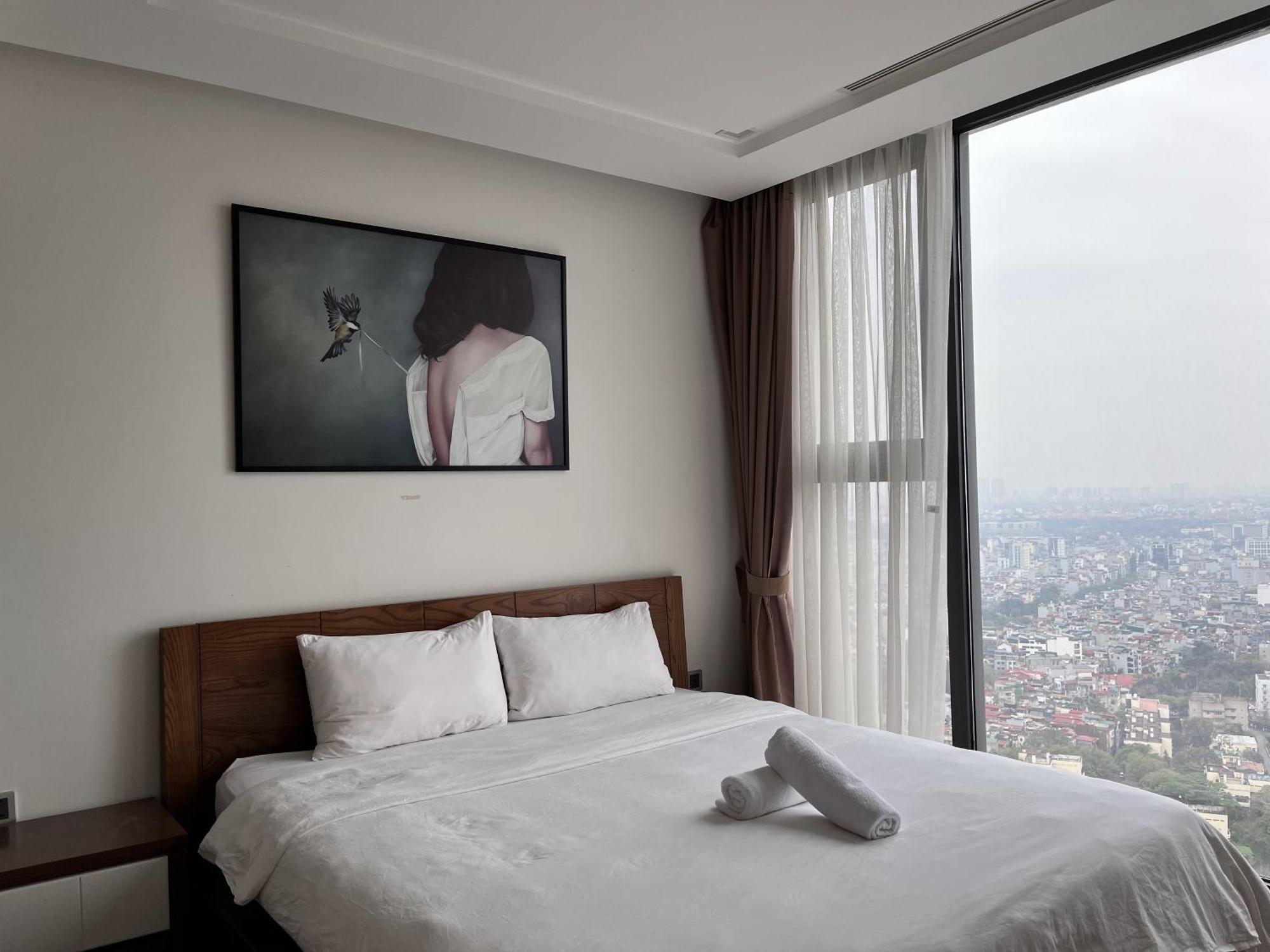 Lägenhet på 81 m² i Ba Dinh-distriktet, med 2 sovrum och 2 badrum  Hanoi Exteriör bild